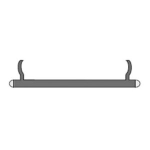 Design-Blendenprofil mit Dichtungsnoppen (Profil MBEV 500)