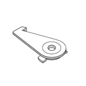 Spannriegel Kunststoff weiss (Profil SVP 200)
