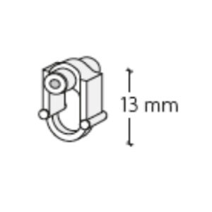 Stahlachsenroller 13 mm (Profil SVP 200)
