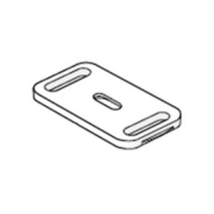 Decken-Klipp-Träger, zu 2-Lauf Vorhangprofile (Profil UFP 602)