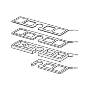 Unterlagsscheiben Kunststoff zu Adapter 1, 2, 5 mm (Profil UP 105 neu)