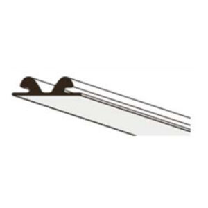 Abdeckband Kunststoff, weiss (Profil UP 105)